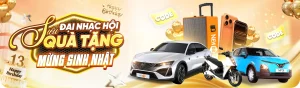 🎉 Sinh Nhật Vàng New88 – Đại Tiệc Chào Mừng Hội Viên Quay Trở Lại